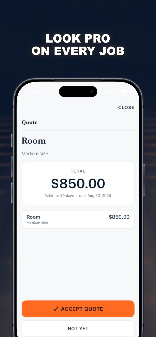 ScopeBid customer quote preview (example data)
